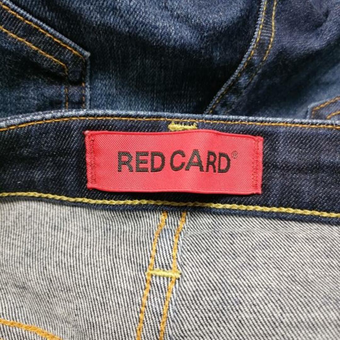 RED CARD(レッドカード) ジーンズ サイズ24 レディース - ネイビー フルレングス レディースのパンツ(デニム/ジーンズ)の商品写真