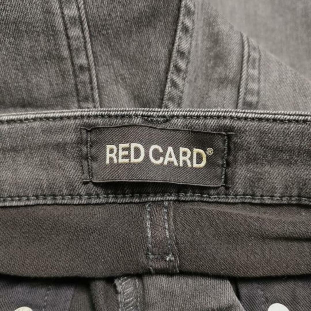 RED CARD(レッドカード) ジーンズ サイズ24 レディース - ダークグレー フルレングス レディースのパンツ(デニム/ジーンズ)の商品写真