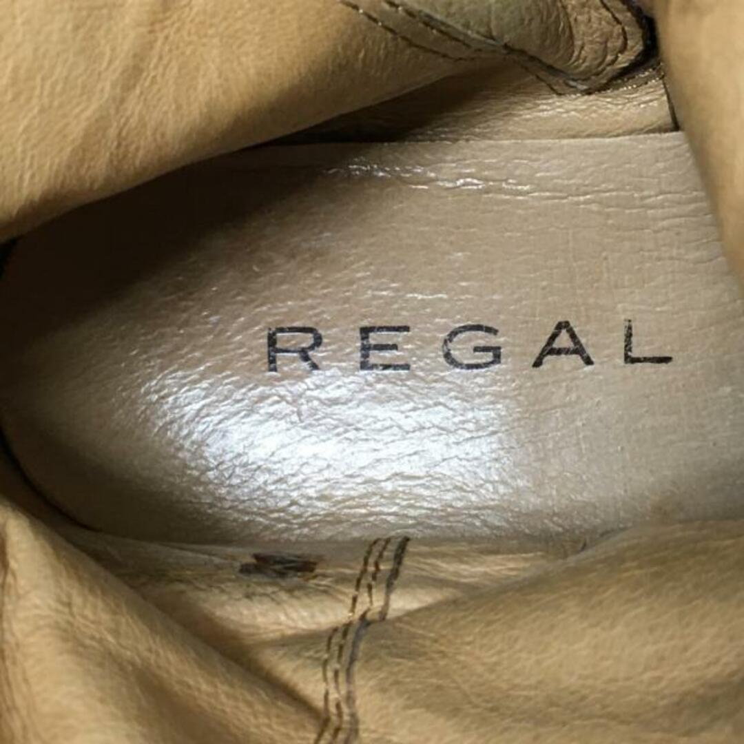 REGAL(リーガル)のREGAL(リーガル) ショートブーツ 22 1/2 レディース - ブラウン レザー レディースの靴/シューズ(ブーツ)の商品写真