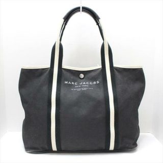 マークジェイコブス(MARC JACOBS)のMARC JACOBS(マークジェイコブス) トートバッグ - M0012008 黒×白 コーティングキャンバス×レザー(トートバッグ)