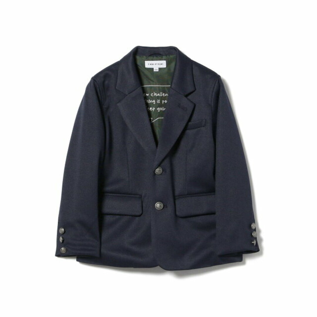 B:MING LIFE STORE by BEAMS(ビーミング ライフストア バイ ビームス)の【NAVY】【120】B:MING by BEAMS / CEREMONY ポケットチーフ ポンチジャケット(100~130cm)セレモニー フォーマル オケージョン キッズ/ベビー/マタニティのキッズ服女の子用(90cm~)(ジャケット/上着)の商品写真