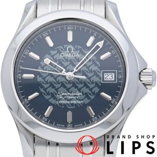 オメガ(OMEGA)のオメガ シーマスター 120M オートマチック 36mm ジャック マイヨール 1997年 世界限定5000本 SeaMaster 120M Automatic 36mm 2500.80 箱 保証書 SS メンズ時計 ブルー 仕上げ済 美品 【中古】(その他)