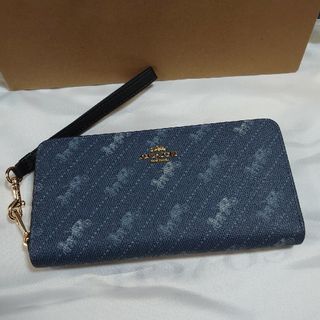 COACH - COACH長財布C3547ストラップ付きブラウン 新品未使用品の通販