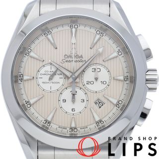 オメガ(OMEGA)のオメガ シーマスター アクアテラ 150M コーアクシャル クロノグラフ 44mm Seamaster Aqua Terra Chronograph Co-Axial 231.10.44.50.09.001 箱 保証書 SS メンズ時計 アイボリー/シルバー 仕上げ済 美品 【中古】(その他)