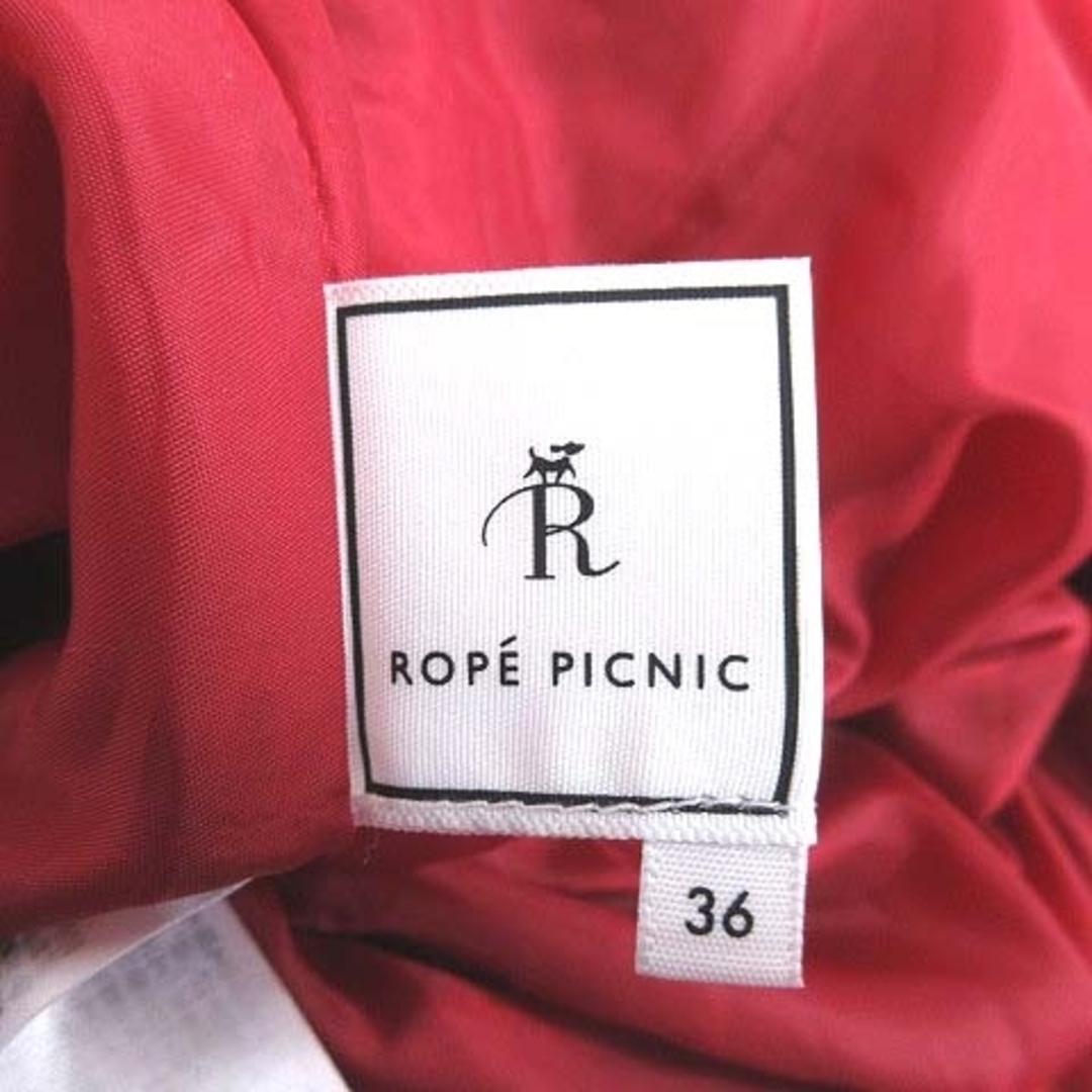Rope' Picnic(ロペピクニック)のロペピクニック ROPE Picnic フレアスカート ロング 36 赤 レッド レディースのスカート(ロングスカート)の商品写真