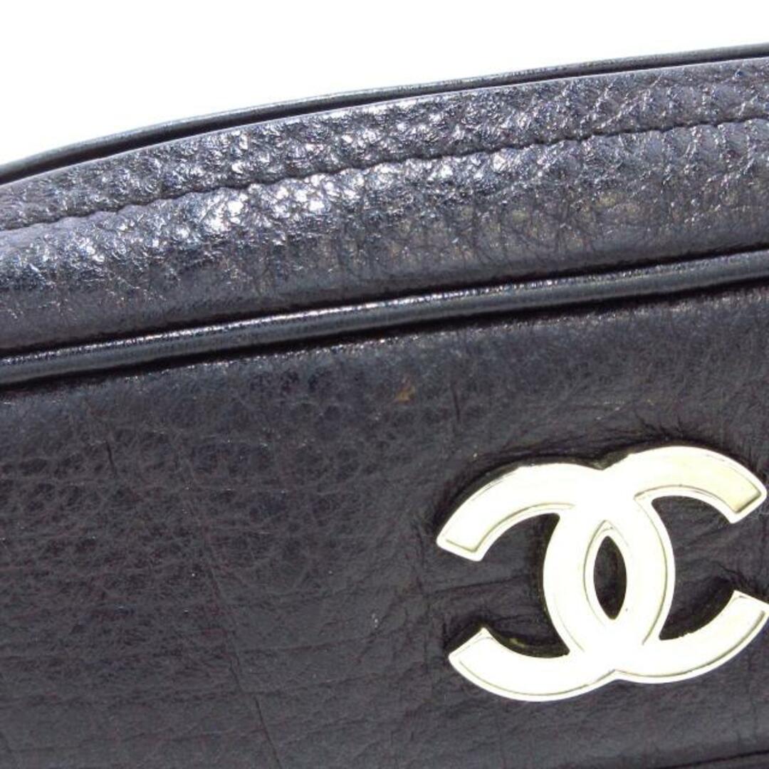 CHANEL(シャネル)のCHANEL(シャネル) ペンケース - 黒 ココマーク/シルバー金具 レザー インテリア/住まい/日用品の文房具(ペンケース/筆箱)の商品写真