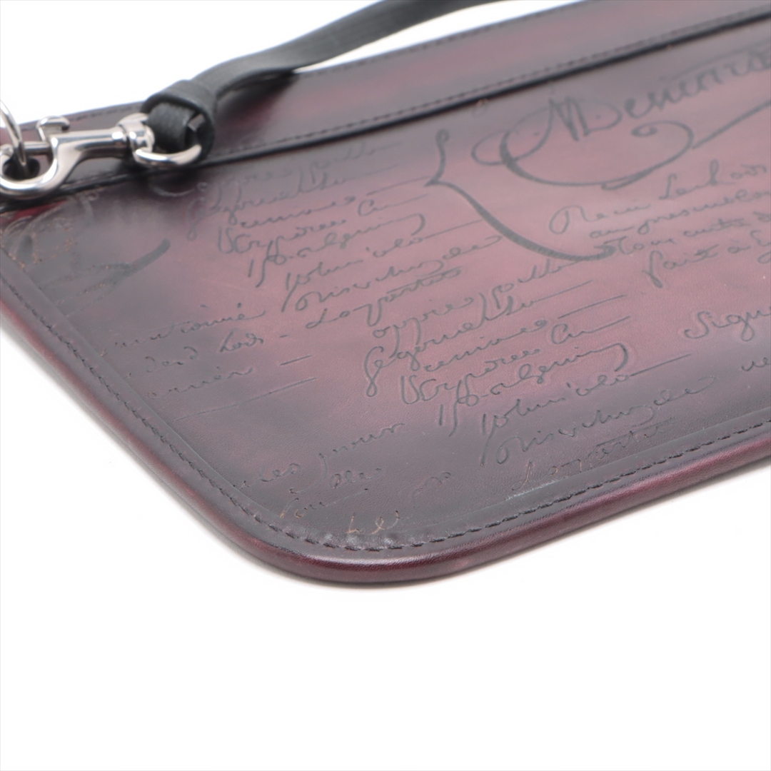 Berluti(ベルルッティ)の新品同様 ベルルッティ カリグラフィ レザー セカンドバッグ クラッチ 書類 ポーチ 通勤 ビジネス 本革 紳士 メンズ MMM P18-7 メンズのバッグ(セカンドバッグ/クラッチバッグ)の商品写真