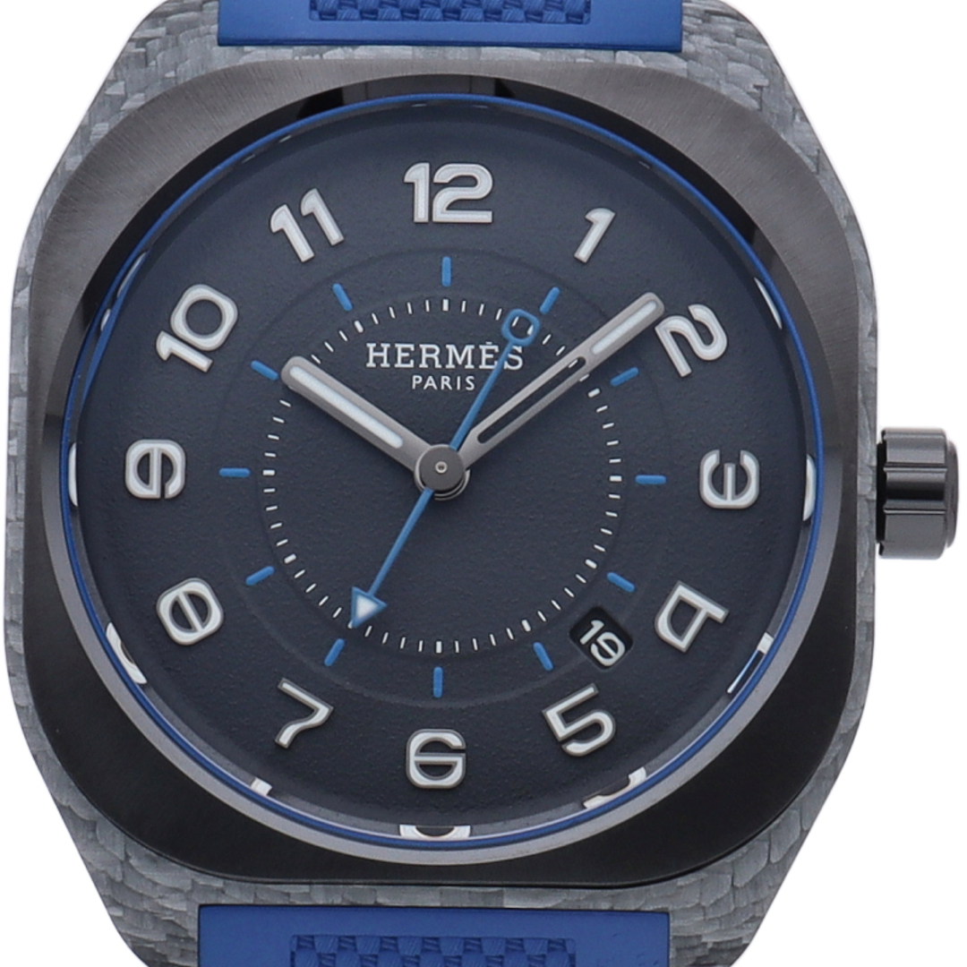 Hermes - エルメス H08 XL ウォッチ 39mm オートマチック ブルー H08