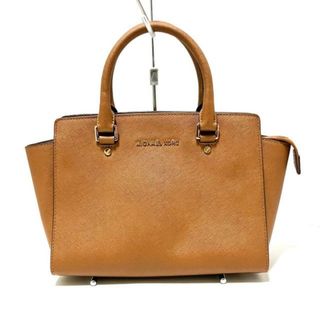 マイケルコース(Michael Kors)のMICHAEL KORS(マイケルコース) ハンドバッグ - ブラウン レザー(ハンドバッグ)