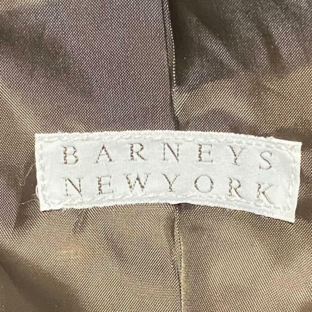 BARNEYS NEW YORK(バーニーズニューヨーク)のBARNEYSNEWYORK(バーニーズ) ダウンコート サイズ9 M レディース - ダークブラウン 長袖/冬 レディースのジャケット/アウター(ダウンコート)の商品写真