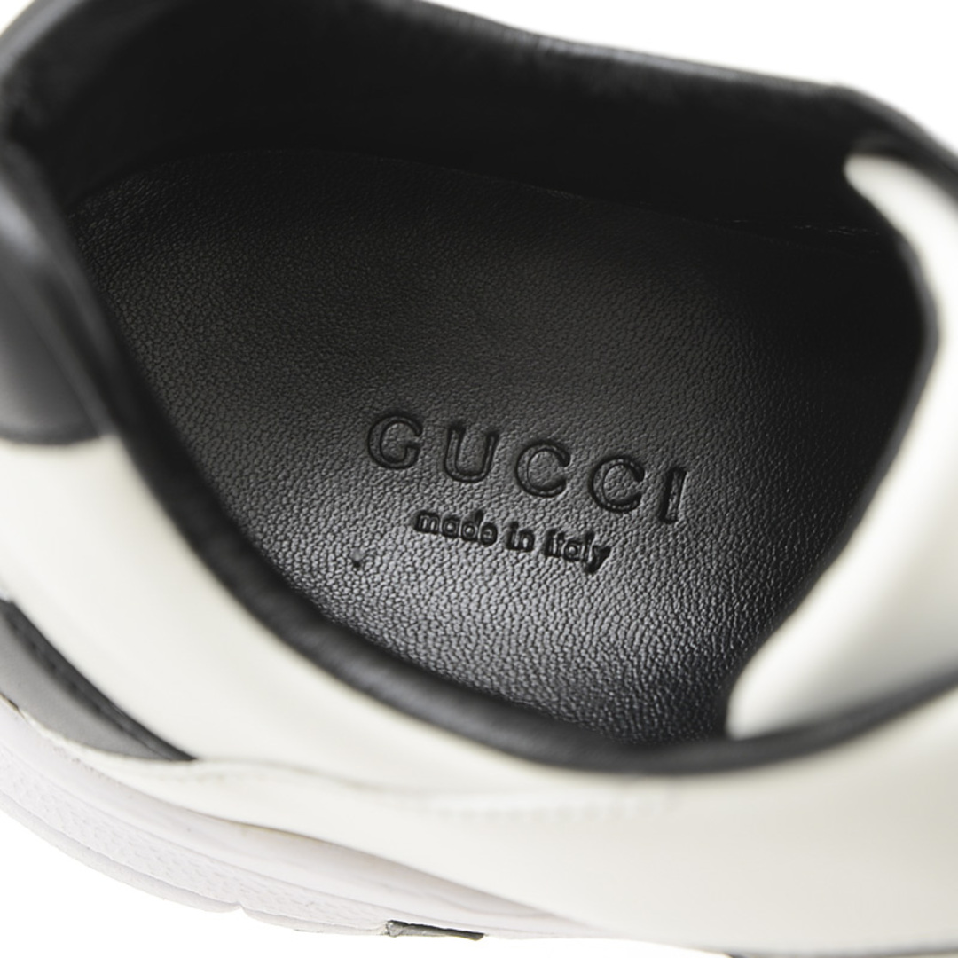 Gucci(グッチ)のグッチ スニーカー レザー ブラック/ホワイト 426185 ＃35.5 レディースの靴/シューズ(スニーカー)の商品写真