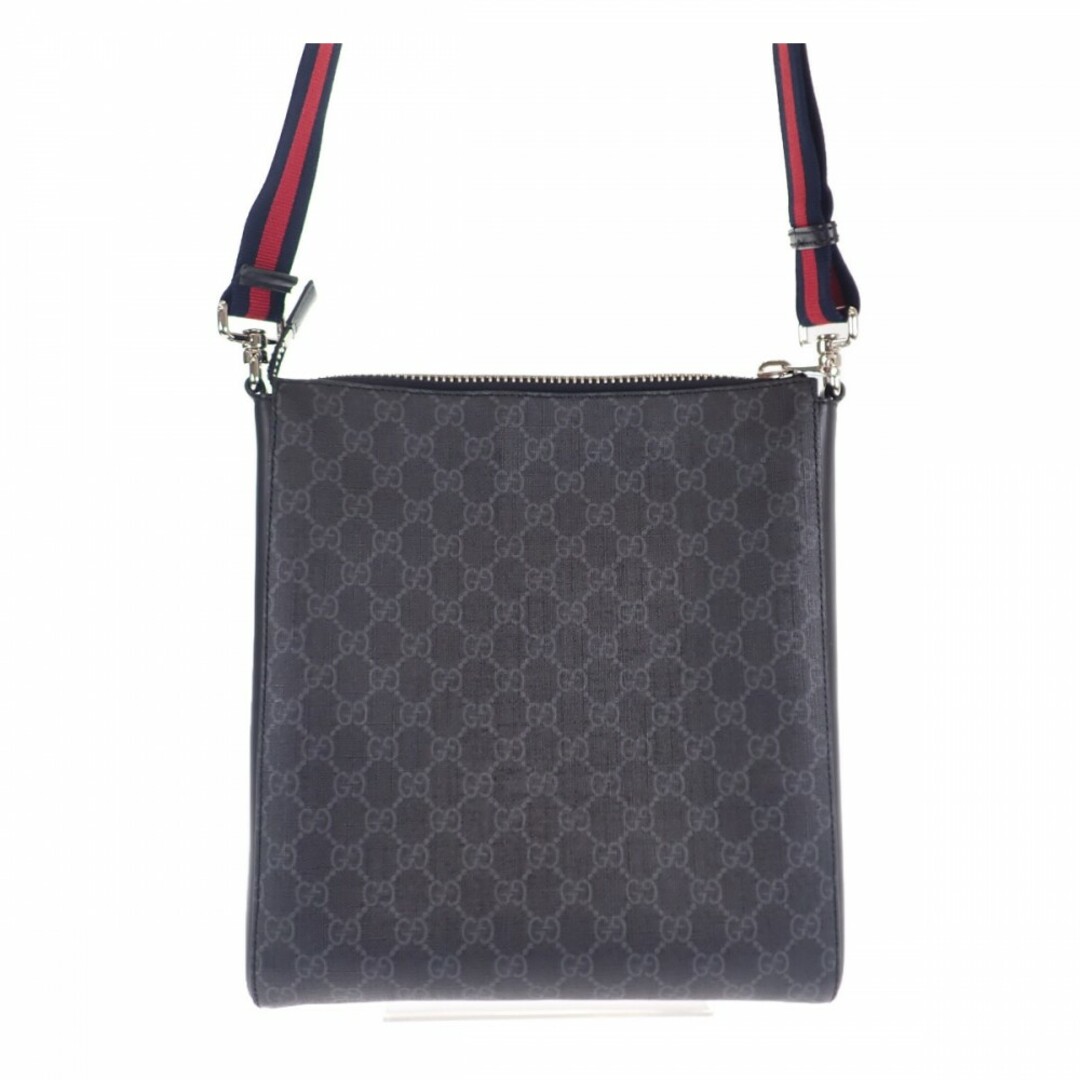 Gucci(グッチ)の【中古】【Aランク】GUCCI グッチ GGスプリーム メッセンジャーバッグ ショルダーバッグ &#8206;474137 K5RN1095 ブラック 【ISEYA】 メンズのバッグ(ショルダーバッグ)の商品写真