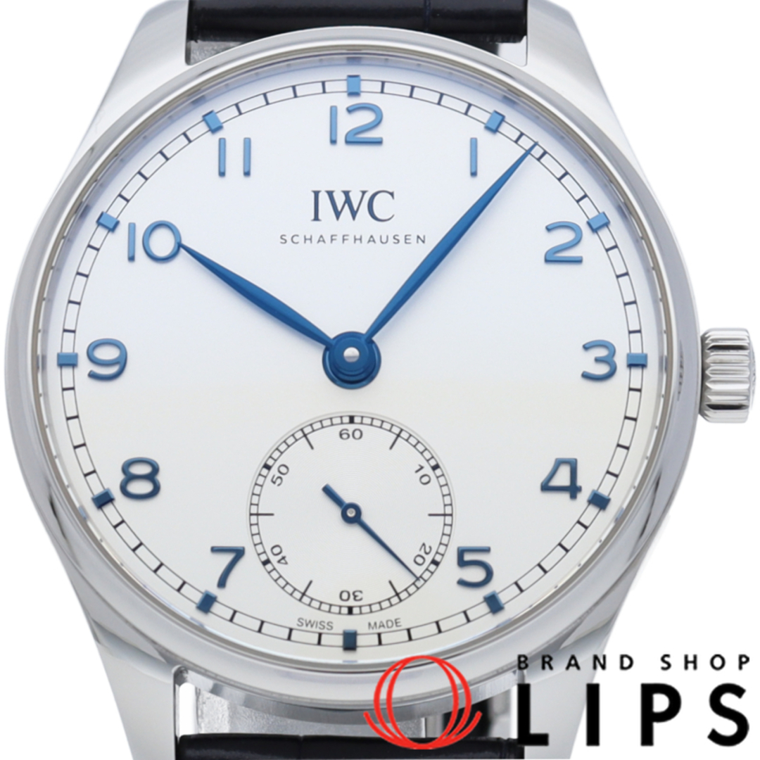 IWC(インターナショナルウォッチカンパニー)のインターナショナルウォッチカンパニー IWC ポルトギーゼ オートマティック 40 Portugieser IW358304 箱 保証書 SS/革 メンズ時計 ホワイト 仕上げ済 美品 【中古】 メンズの時計(その他)の商品写真