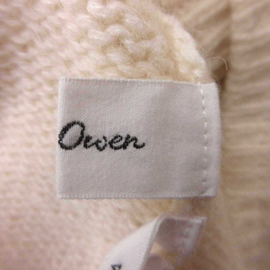 Mila Owen(ミラオーウェン)のミラオーウェン ニット セーター アルパカ混 リボン レースアップ 長袖 O 白 レディースのトップス(ニット/セーター)の商品写真