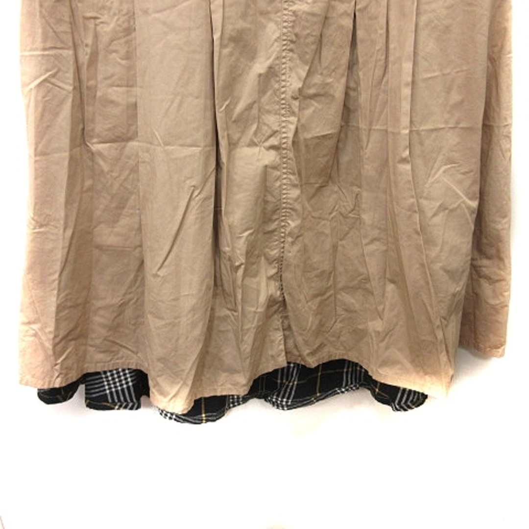 AZUL by moussy(アズールバイマウジー)のアズールバイマウジー フレアスカート マキシ フィッシュテール M ベージュ レディースのスカート(ロングスカート)の商品写真