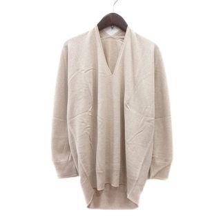 ナチュラルビューティーベーシック(NATURAL BEAUTY BASIC)のナチュラルビューティーベーシック ニット カットソー 長袖 M ベージュ(ニット/セーター)