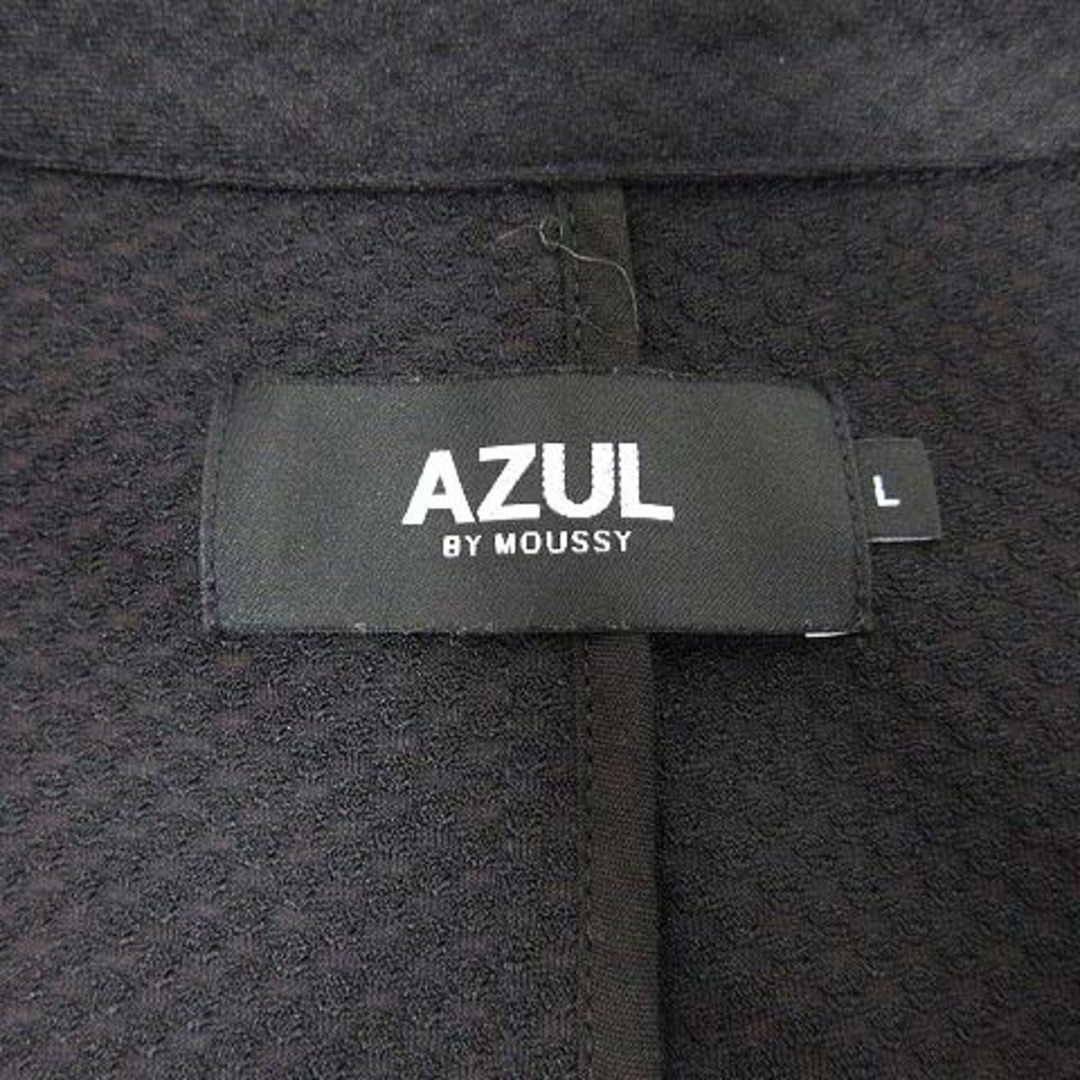 AZUL by moussy(アズールバイマウジー)のアズールバイマウジー テーラードジャケット L 黒 ブラック /YK ■MO メンズのジャケット/アウター(テーラードジャケット)の商品写真