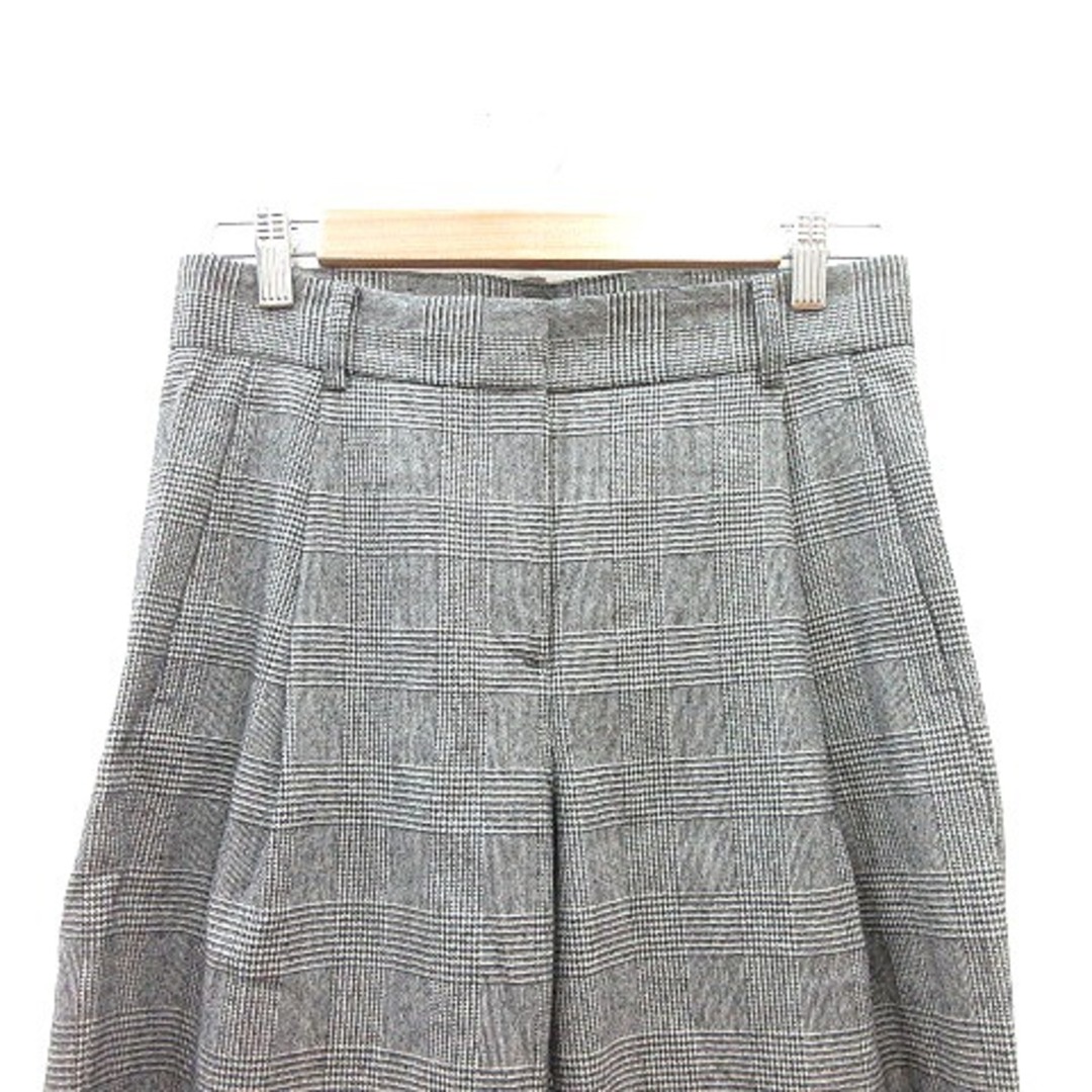 Theory luxe(セオリーリュクス)のセオリーリュクス theory ワイドパンツ グレンチェック 38 グレー レディースのパンツ(その他)の商品写真