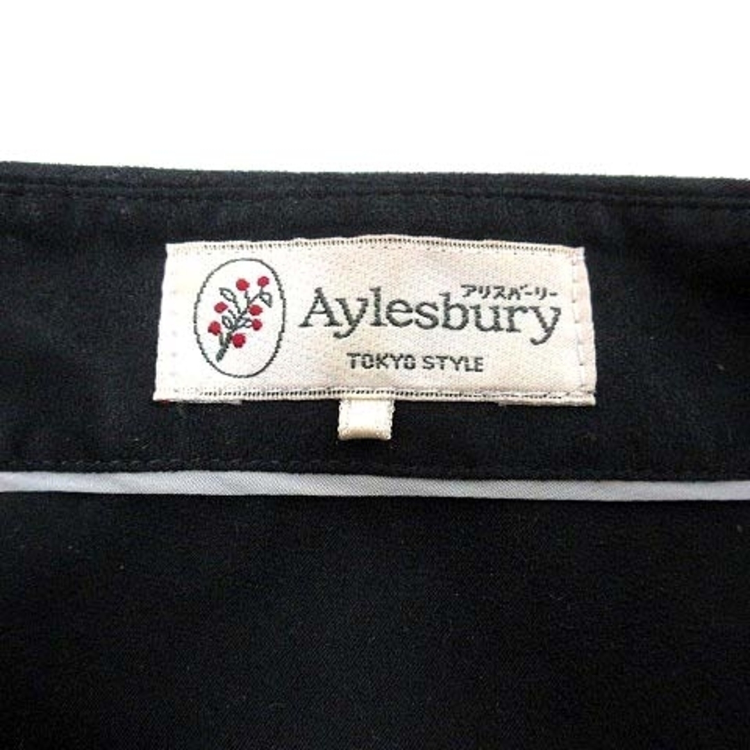 Aylesbury(アリスバーリー)のアリスバーリー シャツ ブラウス スキッパーカラー フェイクスエード 11 黒 レディースのトップス(シャツ/ブラウス(長袖/七分))の商品写真