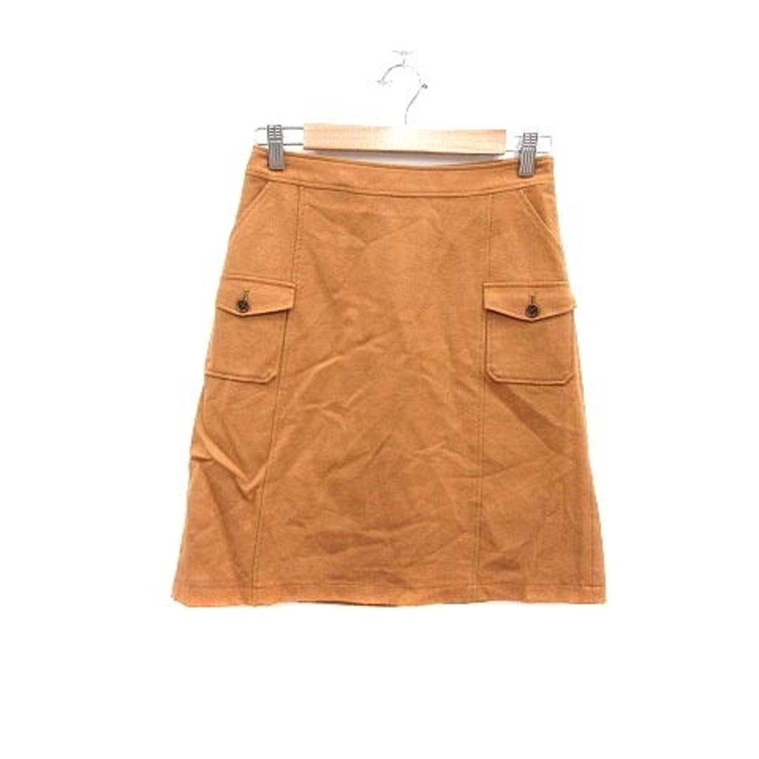 Simplicite(シンプリシテェ)のSimplicite 台形スカート ひざ丈 ウール 38 マスタード /YK レディースのスカート(ひざ丈スカート)の商品写真