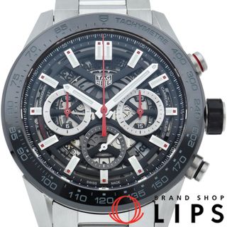 タグホイヤー(TAG Heuer)のタグ・ホイヤー カレラ キャリバー ホイヤー 02 クロノグラフ Carrera Calibre Heuer 02 Chronograph CBG2A10.BA0654 箱 保証書 SS メンズ時計 透明 仕上げ済 美品 【中古】(その他)