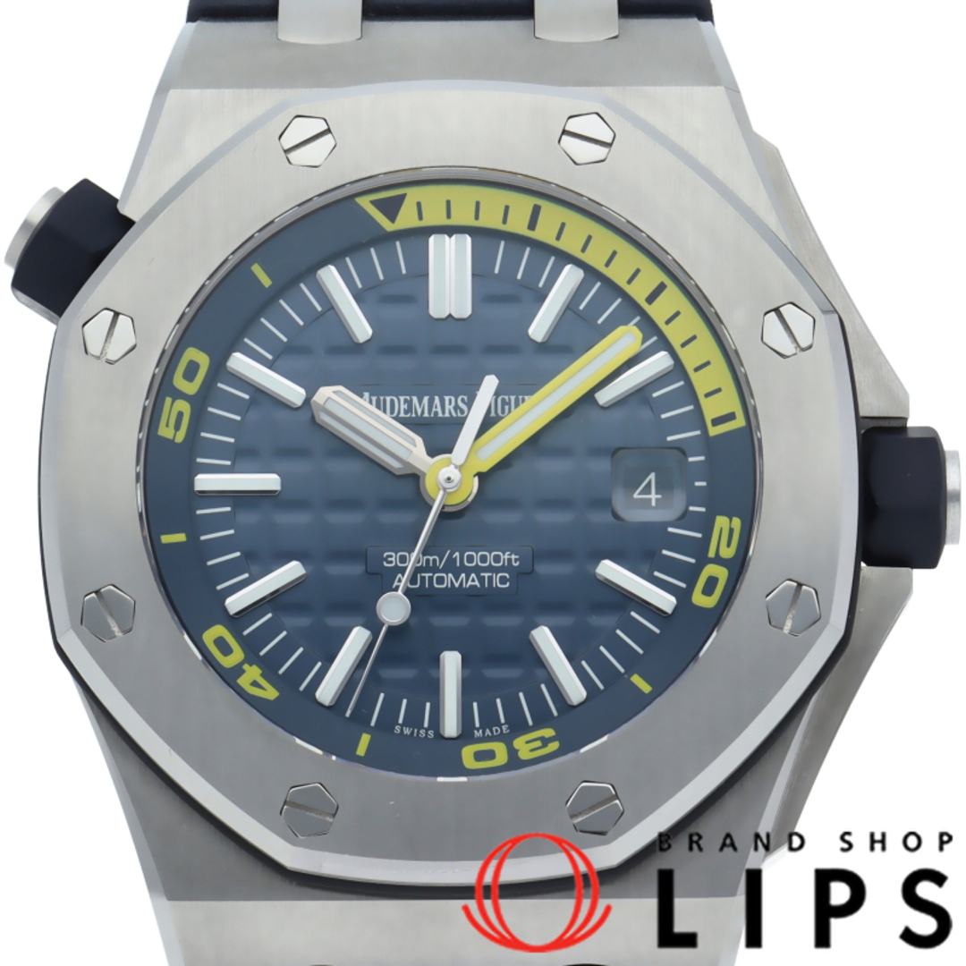 AUDEMARS PIGUET(オーデマピゲ)のオーデマ ピゲ ロイヤルオーク オフショア ダイバー ブティック限定 Royal Oak Offshore Diver 15710ST.OO.A027CA.01 箱 保証書 バンド SS/ラバー メンズ時計 ブラック 美品 【中古】 メンズの時計(その他)の商品写真