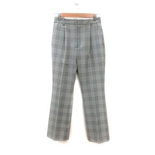 ローリーズファーム(LOWRYS FARM)のローリーズファーム パンツ ブーツカット フレア チェック M グレー ■MO(その他)