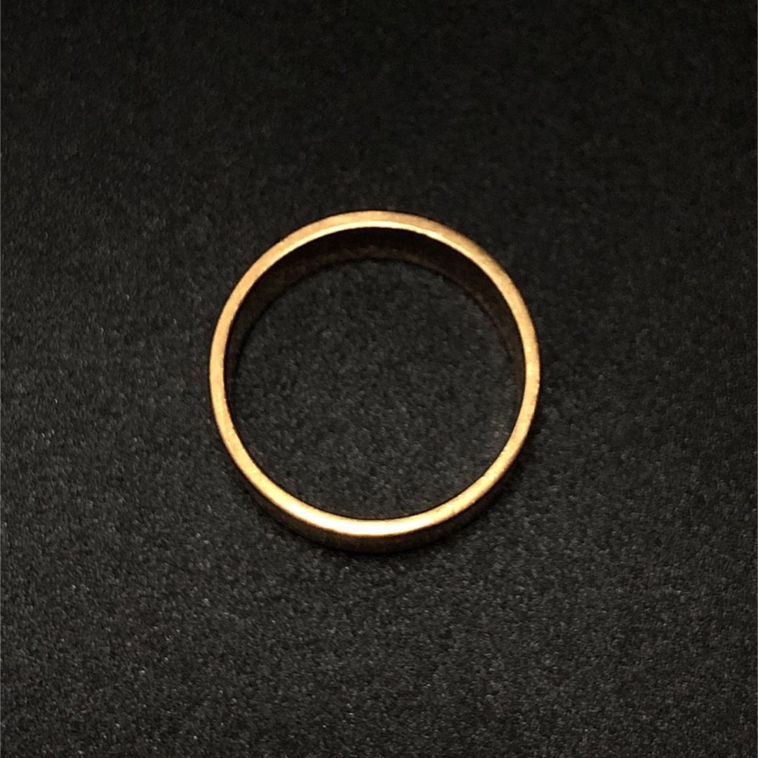 (C022705)K18 リング YG 約13号 指輪 メンズ 18金 メンズのアクセサリー(リング(指輪))の商品写真