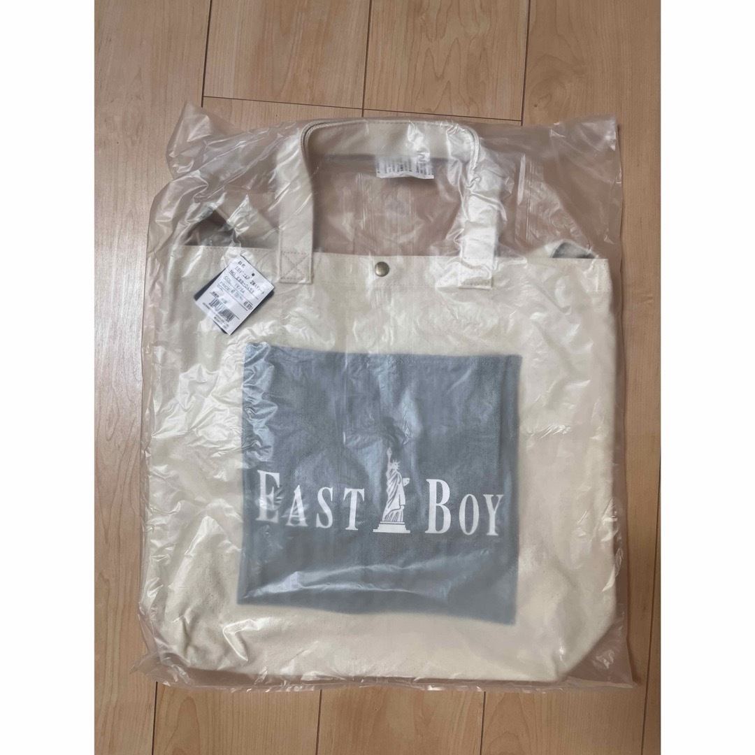 EASTBOY(イーストボーイ)のEASTBOY デニムポケット 2WAYトートバッグ レディースのバッグ(ショルダーバッグ)の商品写真