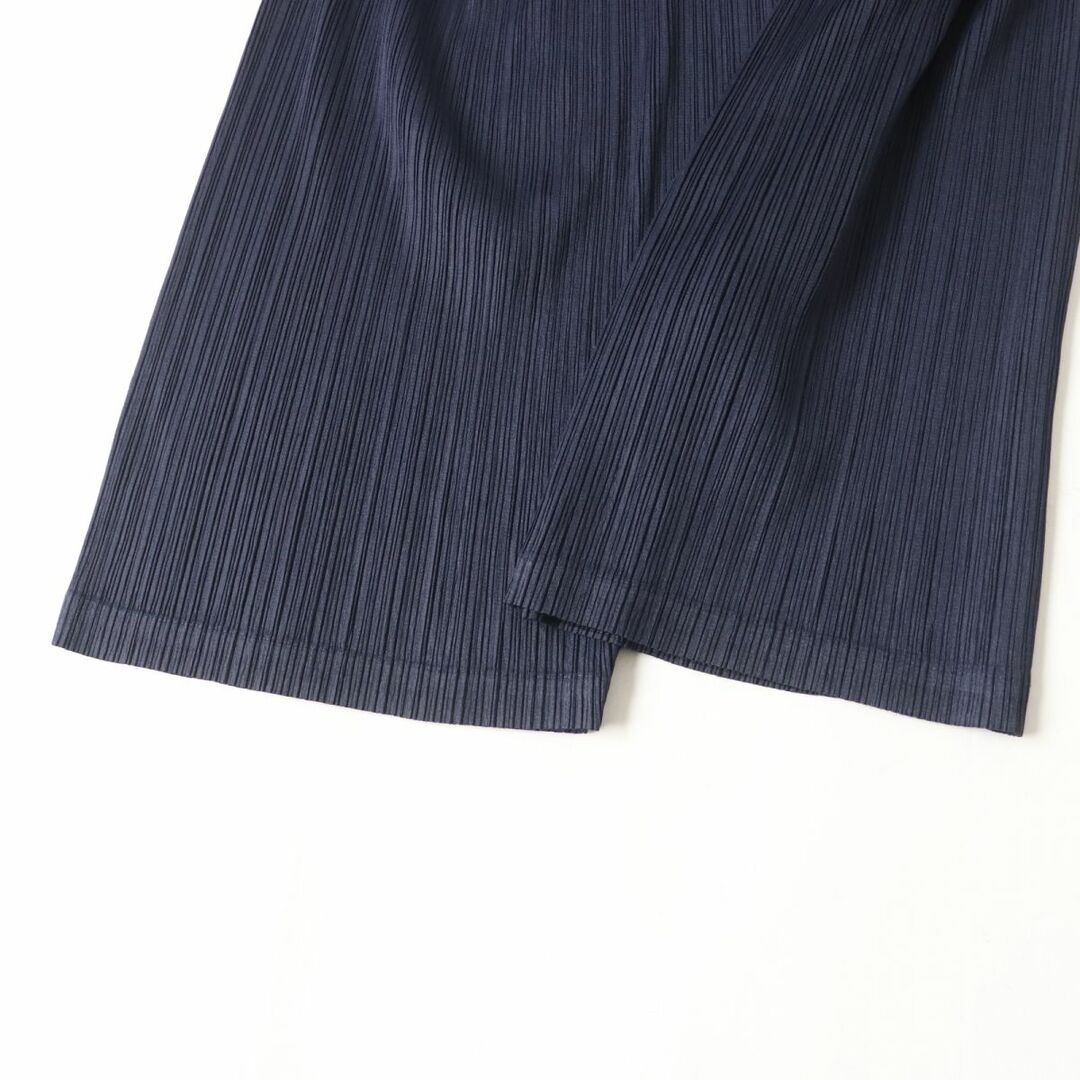 PLEATS PLEASE ISSEY MIYAKE(プリーツプリーズイッセイミヤケ)の極美品★正規品 PLEATS PLEASE プリーツプリーズ イッセイミヤケ PP21-JF202 サルエルパンツ／ワイドパンツ レディース ネイビー 2 日本製 レディースのパンツ(サルエルパンツ)の商品写真