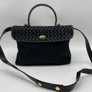 バリー(Bally)の美品✨BALLY 2way トップハンドル　ハンドバッグ　レザー　ターンロック(ショルダーバッグ)