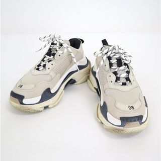 バレンシアガ(Balenciaga)の【BALENCIAGA】バレンシアガ トリプルS スニーカー ベージュ #38 524039 /ok04384ik(スニーカー)