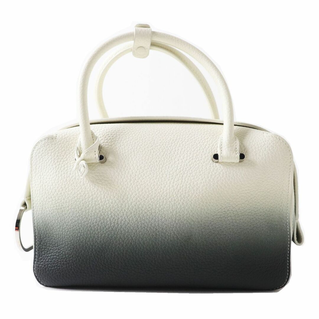 DELVAUX(デルヴォー)の極美品◎フランス製 DELVAUX デルヴォー Cool Box クールボックス MM グラデーション 2WAY ハンド／ショルダーバッグ 白×黒 保管袋付き レディースのバッグ(ショルダーバッグ)の商品写真