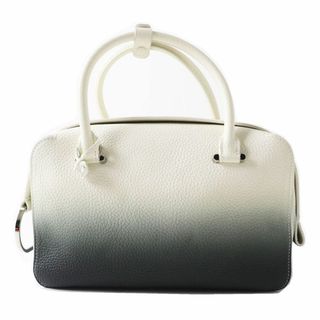 デルヴォー(DELVAUX)の極美品◎フランス製 DELVAUX デルヴォー Cool Box クールボックス MM グラデーション 2WAY ハンド／ショルダーバッグ 白×黒 保管袋付き(ショルダーバッグ)