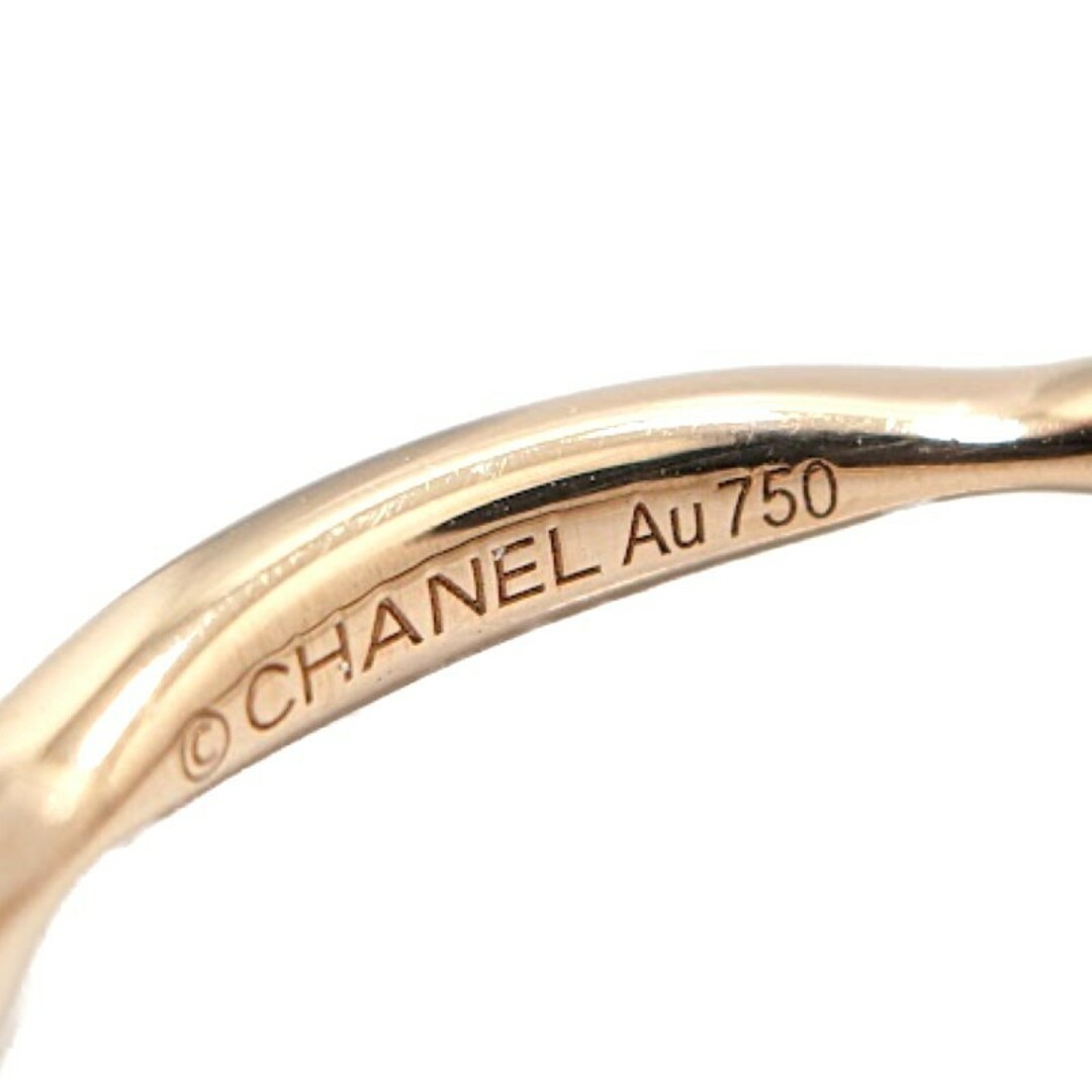 CHANEL(シャネル)のCHANEL　シャネル　カメリア ハーフエタニティ J10836 レディースのアクセサリー(リング(指輪))の商品写真