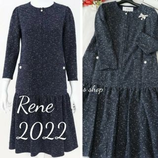 ルネ(René)の極美品♡ルネ♡ローウエスト　ワンピース(ひざ丈ワンピース)