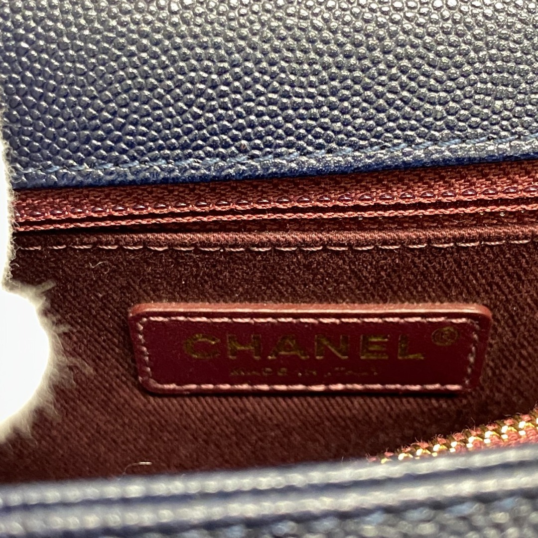 CHANEL(シャネル)のシャネル CHANEL ハンドバッグ
 Vステッチ ココマーク 2WAY ショルダーバッグ ネイビー レディースのバッグ(ハンドバッグ)の商品写真