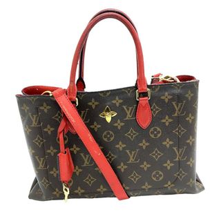 ルイヴィトン(LOUIS VUITTON)のルイヴィトン LOUIS VUITTON ハンドバッグ
 モノグラム フラワートート 2way ショルダーバッグ M43553 ブラウン(ハンドバッグ)