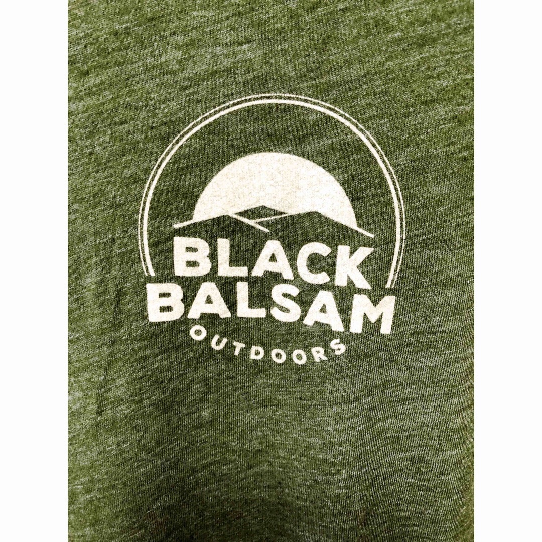 BLACK BALSAM OUTDOORS　長袖Ｔシャツ　Ｌ　カーキ　USA古着 メンズのトップス(Tシャツ/カットソー(七分/長袖))の商品写真