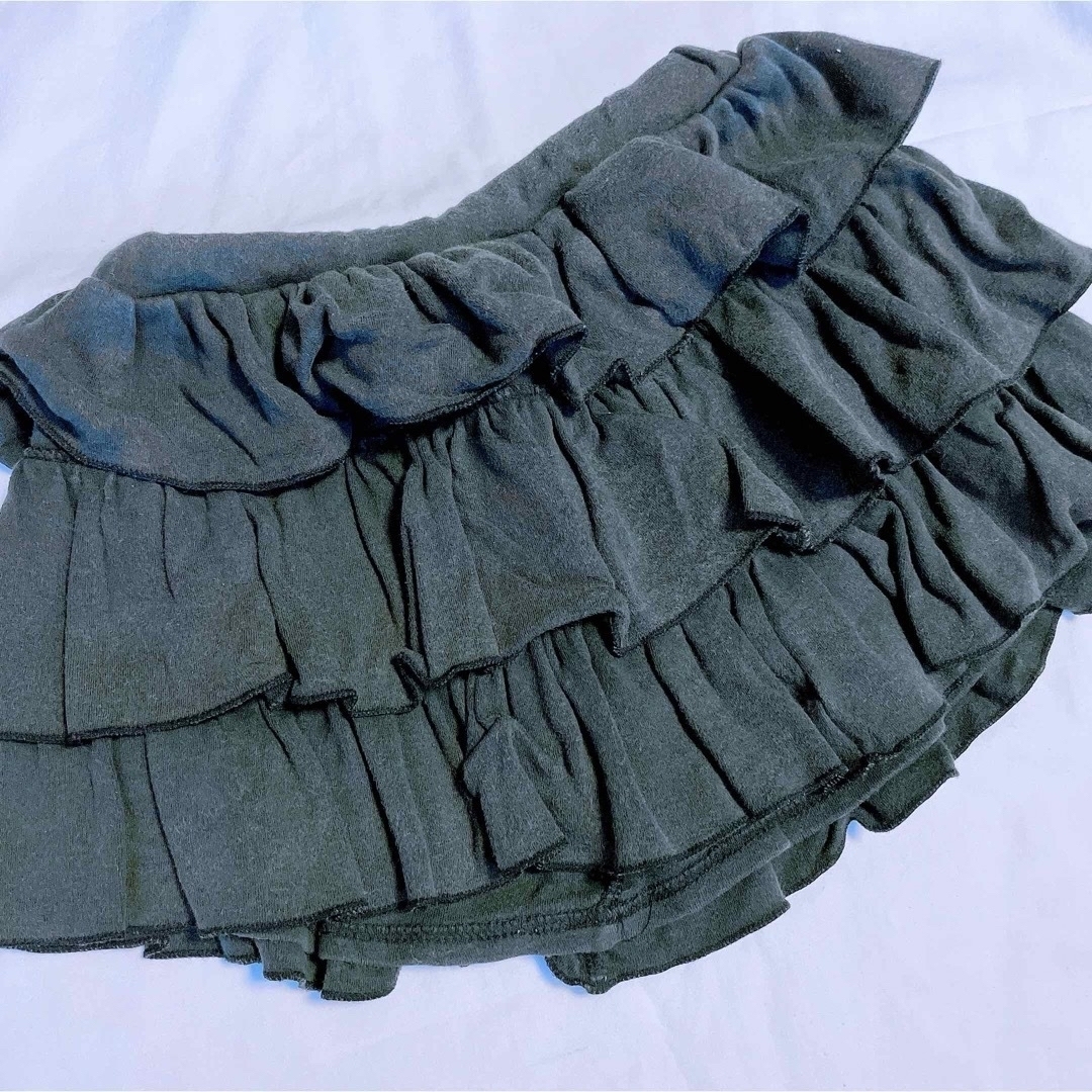 キッズ ティアード スカート 120 キッズ/ベビー/マタニティのキッズ服女の子用(90cm~)(スカート)の商品写真