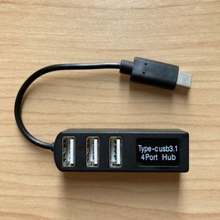 Type-C × USB 3.1 (4ポート)ハブ(PC周辺機器)