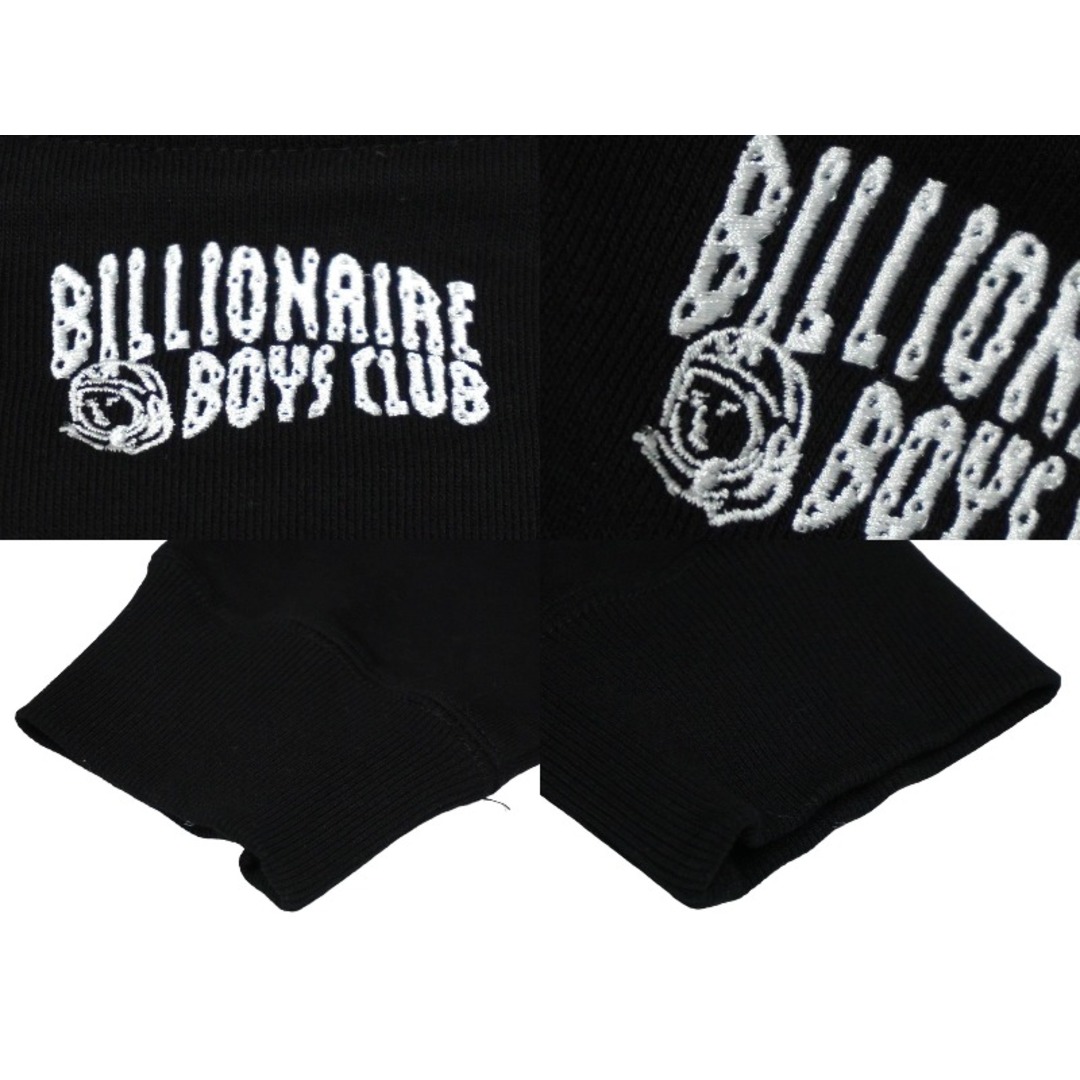 BBC(ビリオネアボーイズクラブ)の正規品 BILLIONAIRE BOYS CLUB ビリオネアボーイズクラブ スウェット サイズXL 刺繍 ブラック コットン 821-7306 中古 60780 レディースのトップス(トレーナー/スウェット)の商品写真