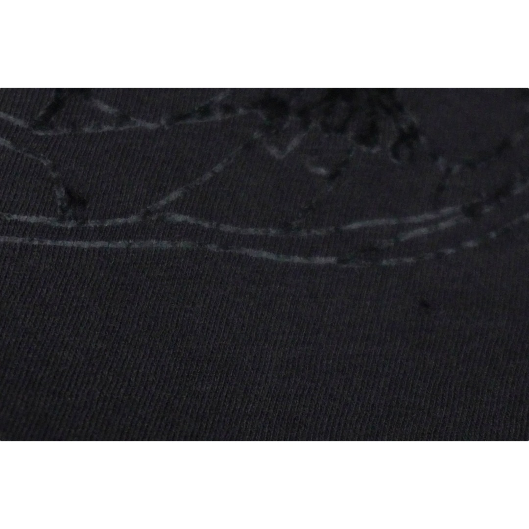 LANVIN(ランバン)のLANVIN ランバン 半袖Ｔシャツ 総柄プリント 靴柄 コットン グレー スリット入り M20TS4B008 良品 中古 60706 レディースのトップス(Tシャツ(半袖/袖なし))の商品写真