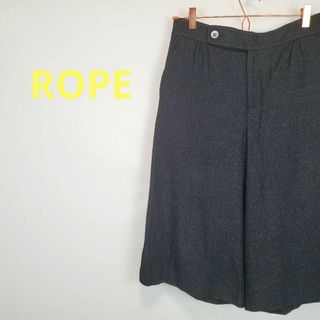 ロペ(ROPE’)のロペROPE黒色9サイズラメ入り生地キュロットパンツ(その他)