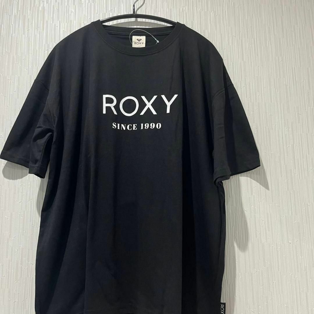 Roxy(ロキシー)の【ロキシー】レディース　Tシャツ　黒　XLサイズ レディースのトップス(Tシャツ(半袖/袖なし))の商品写真