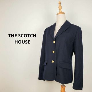 ザスコッチハウス(THE SCOTCH HOUSE)のTHE SCOTCH HOUSE濃紺色Lテーラードジャケット金ボタン(その他)