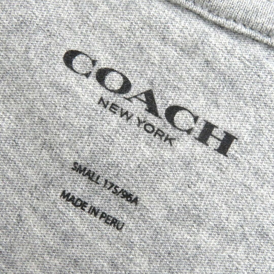 COACH(コーチ)の美品△正規品 COACH コーチ F33780 シグネチャー ロゴ刺繍入り  半袖 Tシャツ／カットソー／トップス メンズ グレー S オススメ◎ メンズのトップス(Tシャツ/カットソー(半袖/袖なし))の商品写真