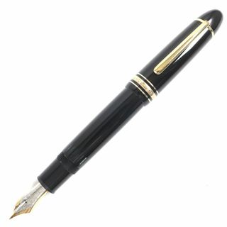 モンブラン(MONTBLANC)の美品▼MONTBLANC モンブラン マイスターシュテュック No.149 ホワイトスター ペン先18K 万年筆 ブラック×ゴールド Mニブ ドイツ製(ペン/マーカー)