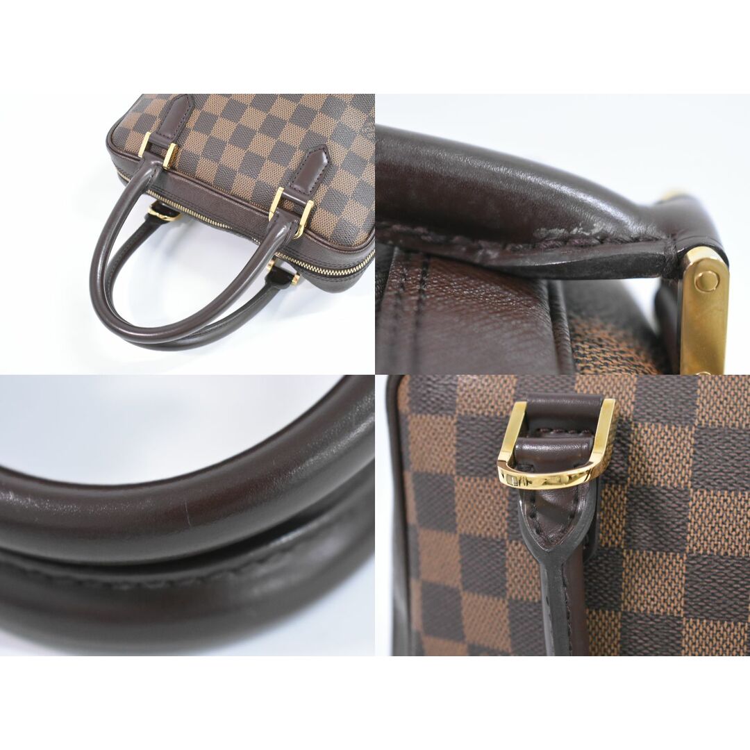 LOUIS VUITTON(ルイヴィトン)の本物 ルイヴィトン LOUIS VUITTON LV ブレラ ダミエ エベヌ ハンドバッグ トートバッグ ブラウン N51150 Brera ビトン バッグ 中古 レディースのバッグ(ハンドバッグ)の商品写真