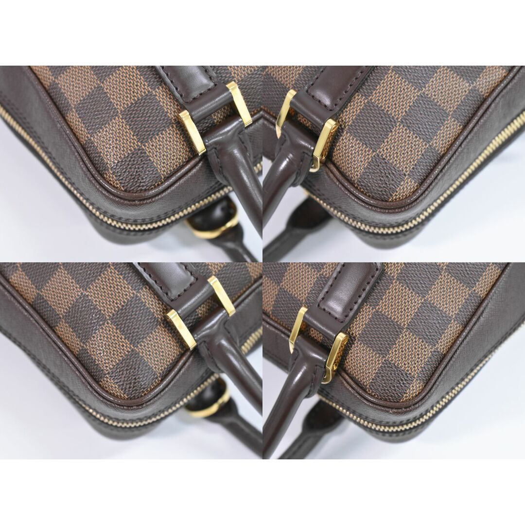 LOUIS VUITTON(ルイヴィトン)の本物 ルイヴィトン LOUIS VUITTON LV ブレラ ダミエ エベヌ ハンドバッグ トートバッグ ブラウン N51150 Brera ビトン バッグ 中古 レディースのバッグ(ハンドバッグ)の商品写真